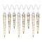 8ct. Classic White Shooting Star® Icicle LED String Lights